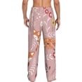 thumbnail image 3 of Daiia Beautiful Fox Men's Sleep Pant with Pockets and Drawstring,Pajama Pants-Small, 3 of 9