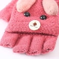 thumbnail image 4 of Guantes de perro de dibujos animados lindos para niños Guantes sin dedos convertibles cálidos de invierno con cubierta de manopla Sincero Hogar, 4 of 4