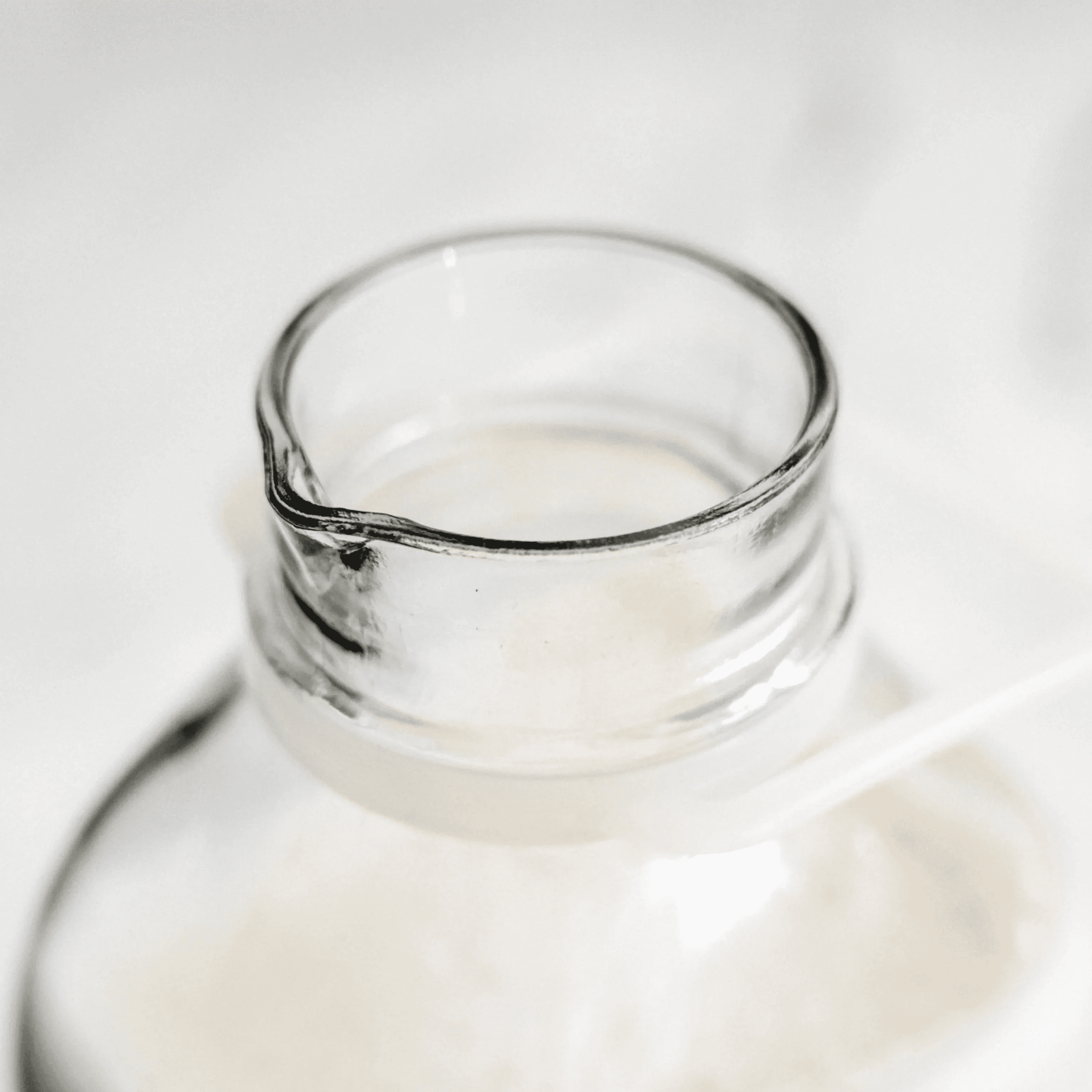 Almond Cow - Glass Bottle Milk Container for Refrigerator, 60 fl oz, Glass Pitcher with Lid and Spout, Clear Milk Jug Glass Bottles, Food-Grade Glass Liquid Container, 5 x 4 x 10 inches