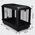 thumbnail image 2 of Hamster cage golden bear panoramic view transparent acrylic hamster cage, 2 of 5