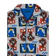 thumbnail image 2 of Sonic the Hedgehog Boys Notch Collar Top and Sleep Pants Pajama Set, 2-Piece, Sizes 4-12, 2 of 3
