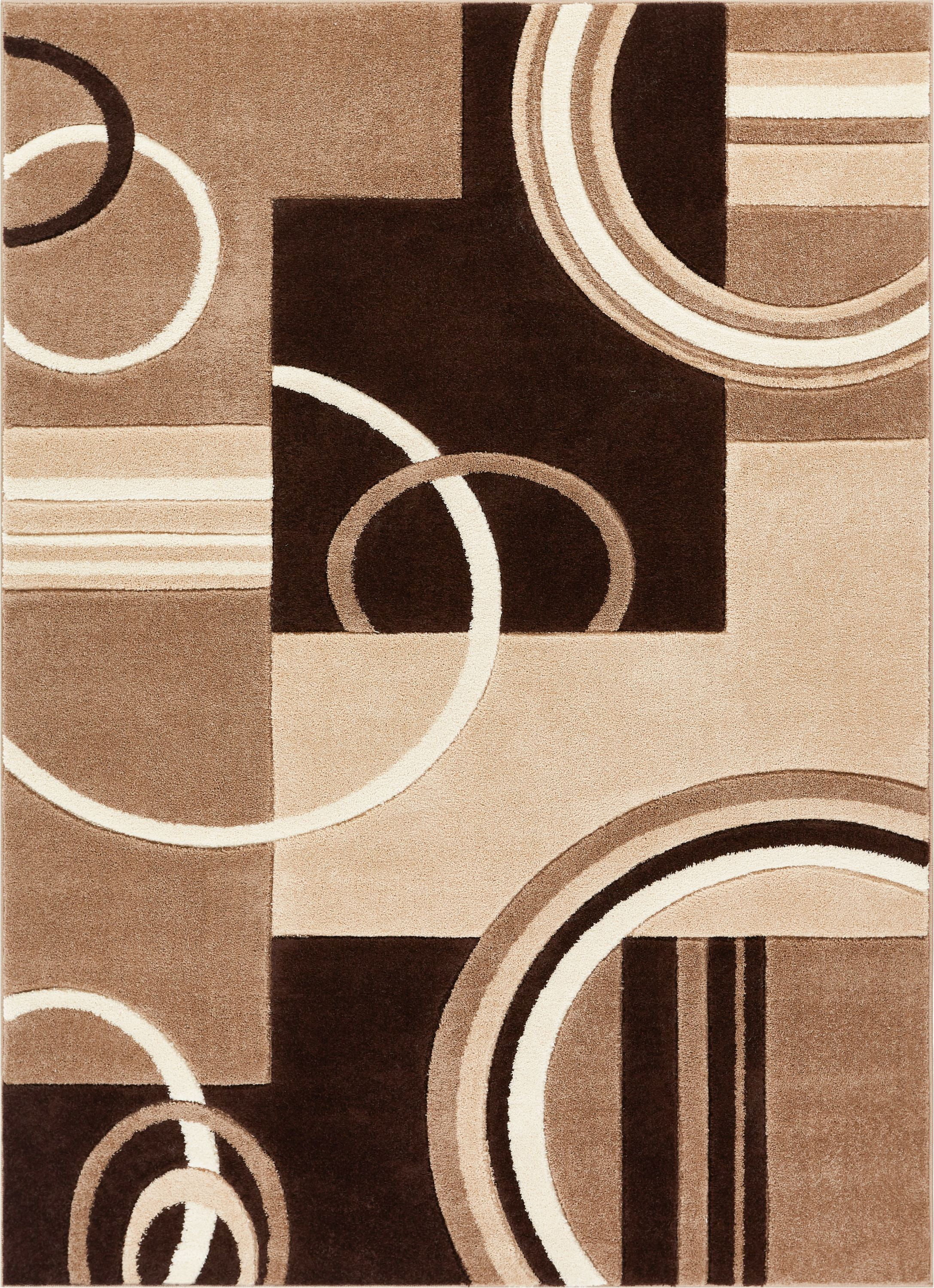 Well Woven Ruby Galaxy Waves Modern Geometric Ivory 7'10" x 9'10" Area Rug