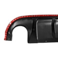 thumbnail image 5 of Ikon Motorsports Rear Bumper Lip Diffuser Compatible with 14-17 Infiniti Q50 Gloss Black ABS, 5 of 7