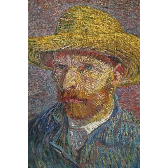 Poster Self Portrait Of Van Gogh Vincent Van Gogh Print- UNFRAMED Poster Prints, Wall Art For Home Decor Or Office - Great Gift Idea For Friends & Family, UNFRAMED-8x12