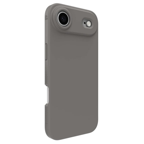 ZAGG Manhattan Snap Phone Case for iPhone Air - Gray Clay Drop Protection (13ft/4m) Soft-Touch Silicone Slim & Lightweight Smooth Surface & No-Slip Grip MagSafe Compatible