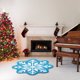 thumbnail image 4 of Snowflakes Rug Winter Snowflake Doormat Snowflake Welcome Mat Cute Christmas Decorative Non-Slip Washable Door Mats For Indoor Outdoor Entrance Home Bathroom, 4 of 6