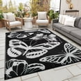 thumbnail image 4 of Kzaei Waterproof Outdoor Rug, 5'x8' Reversible Plastic Camping Area Rugs, Black & Brown, 4 of 8