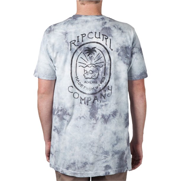 Camiseta gráfica Rip Curl Deadhead para hombre gris extragrande