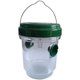 thumbnail image 1 of Trampa para moscas LED solar verde de 2 piezas, trampa para moscas de la fruta LED, depredador de avispas al aire libre, avispa de abejas, 1 of 4