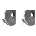 thumbnail image 1 of 2pcs 33Ft/10M Self Adhesive Seal Strip Weatherstrip for Windows Doors Soundproofing,Windproof,0.35 Inchx0.6 Inch, 1 of 9