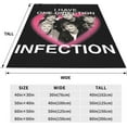 thumbnail image 5 of One Music Direction Flannel Blanket Air Conditioning Blanket Nap Blanket Sofa Throw Blanket Throw Blankets 60"X50", 5 of 6
