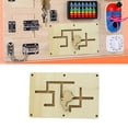 thumbnail image 1 of Juguetes de tablero sensorial Montessori, juego de cognición de habilidades motoras , juguete artesanal de madera, tablero sensorial de juego de Hugo tablero ocupado, 1 of 8