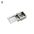 thumbnail image 2 of Hevirgo 6 Pcs Realistic Wash Basin Kitchen Double Sink Figurine Miniature Doll House Accessory, 2 of 8