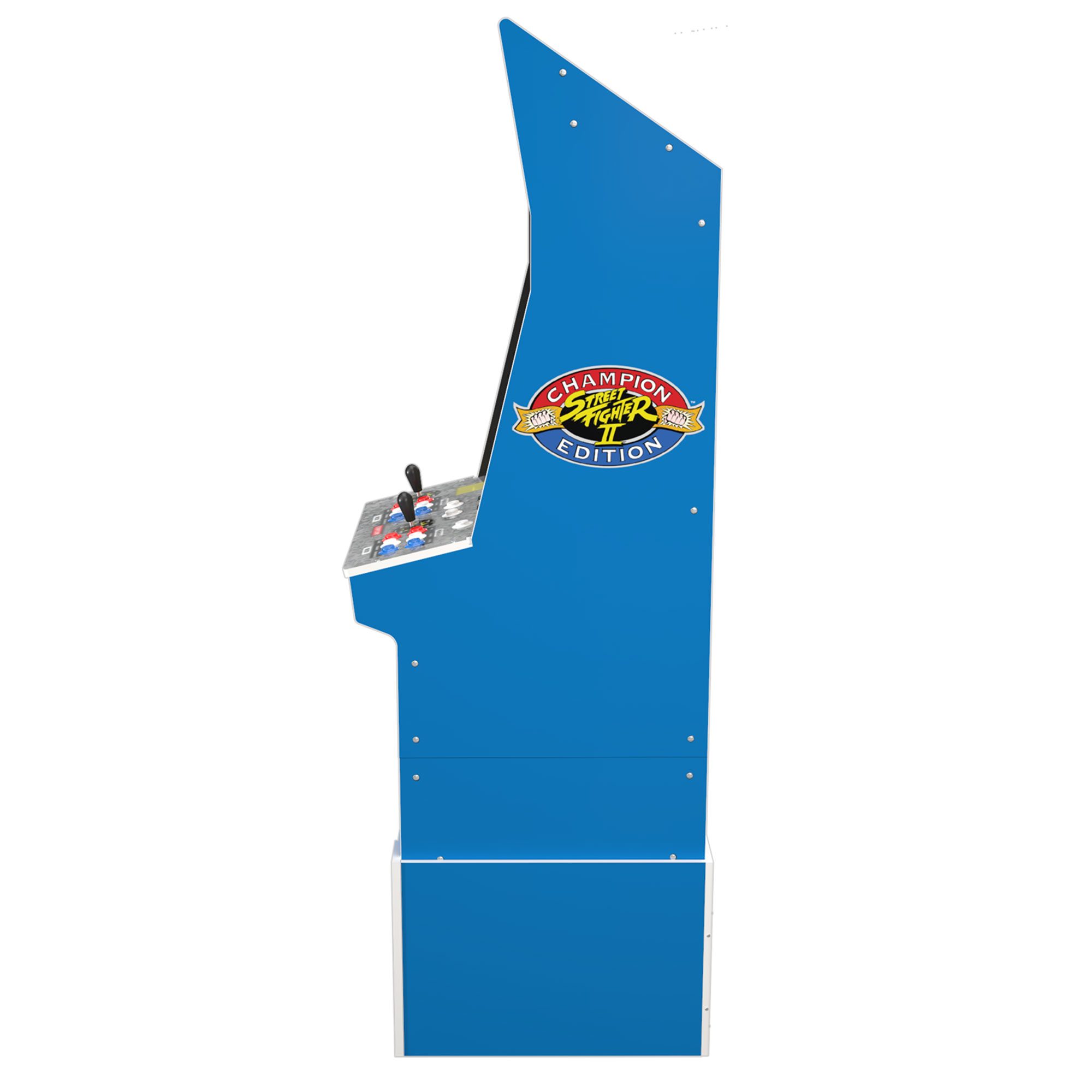 Arcade1Up Street Fighter II Champion Edition Big Blue Arcade Machine with Stool - image 4 of 8