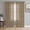 Brown, variant on Vintage Dark Gray Semi Sheer Window Curtains 84 Inches Long, Farmhouse Retro Solid Color Linen Texture Rod Pocket Voile Silky Chiffon Curtain Light Filtering Drapes for Living Room, 52"x84", 2 Panels