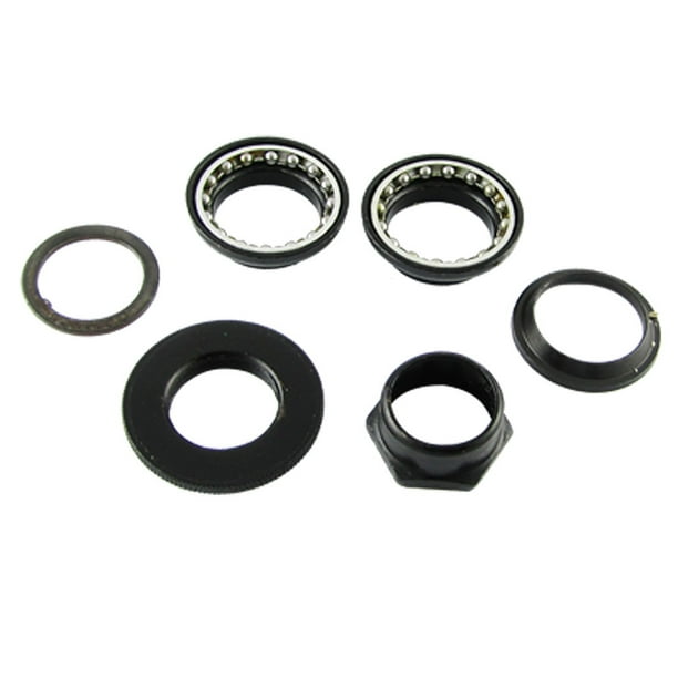 Headset Bicycle Head Parts Set 1" Diameter Bike Black