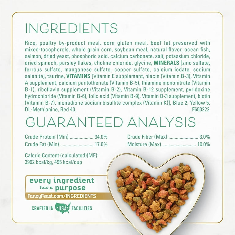 Fancy feast nutritional information hotsell