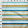 thumbnail image 4 of oneOone Rayon Dark Teal Blue Fabric Stripes Quilting Supplies Print Sewing Fabric By The Yard 56 Inch Wide, 4 of 4