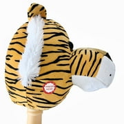 Ponyland Orange Tiger Animal Music Stick W/ Colorful Soft Plush Animal Head, Kids Ages 3+
