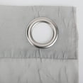 thumbnail image 4 of No. 918 Erica Crushed Voile Sheer Grommet Curtain Panel, 51"x84", Silver, 4 of 6