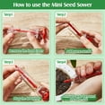 thumbnail image 3 of Small Seed Spreader Tool, Sowing Seeds Dispenser Set 6 Piece Set Humanized Design Portable  For Garden, 3 of 8