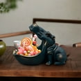 thumbnail image 5 of Hippo Statue Candy Tray Key Bowl Resin Decoration, Fun Home Living Room Ornament, Christmas Decorations, Christmas Ornaments 2025, Personalized Christmas Vacation Decor, 5 of 8