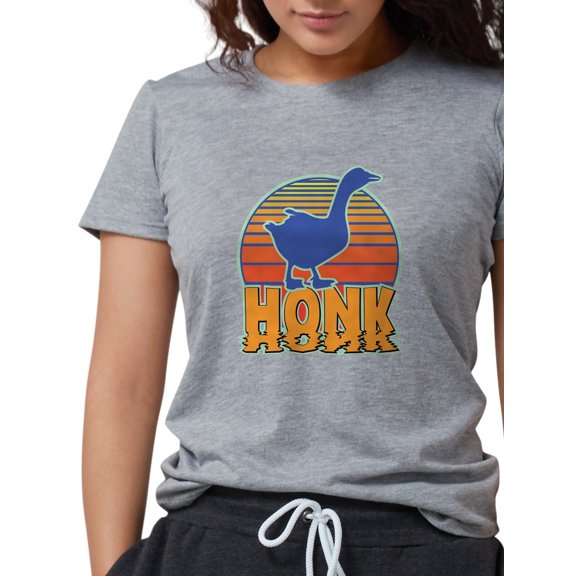 CafePress - Honk The Goose Womens Tri Blend T Shirt - Womens Tri-blend T-Shirt