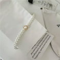 thumbnail image 3 of GKNET Large Pearl Waist Chain Women's Elastic Belt with Diamond Decoration All-mat WY4-A7, 3 of 9