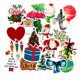 thumbnail image 4 of Pegatinas de Navidad JAMW 100 pegatinas de vinilo impermeables, 4 of 5