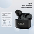 thumbnail image 3 of Injueey Auriculares de plástico portátiles IXP5 impermeables recargables compatibles con Bluetooth Control táctil auriculares intrauditivos Cables de audio/vídeo, 3 of 6