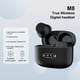 thumbnail image 4 of Inteprter Auricular Bluetooth compatible con tapa de silicona Control táctil Auricular Auricular Negro Type2 NO2, 4 of 6