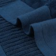 thumbnail image 4 of REGALWOVEN Striped Cotton Washcloths, Comfort 6 Pack Face Towels, Absorbent Towels for Hotel, Spa Navy Blue 13' x 13', 4 of 7