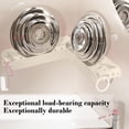 thumbnail image 6 of Non Perforated Suction Cup Bathroom Storage Rack Foldable Corner Shelf With Drain Holes Wall Mounted Shampoo Shower Caddy for Toilet Kitchen Pink White, 6 of 6