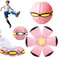 thumbnail image 1 of Glow in the Dark Bouncing Flying Saucer Toy, Unpredictable Bounce for Family Interactive Play, Soft Durable Kid-Safe Design for Evening Fun and Bonding (B), 1 of 8