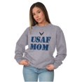 thumbnail image 4 of US Air Force USAF Mom Family Support Women Plus Size Sweatshirt Brisco Brands 2X, 4 of 5