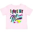 thumbnail image 3 of Inktastic I Love My Mom 80s Retro Style Boys or Girls Toddler T-Shirt, 3 of 5