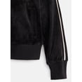thumbnail image 3 of Athletic Works Girls Active Velour Track Jacket, Sizes 4-18, 3 of 3