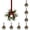 Z1-Wine-10Pcs, variant on Artificial Greenery Hanging with Red Fruits Pine Needles Red Flower,Artificial Pine Teardrop Wreath,Christmas Door Swag Xmas Tree Hanging Wreathfor Front Door Winter Farmhouse Wall Window
