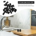 thumbnail image 3 of USHOBE 30pcs Sink Grid Protective Feet Wear Resistance PVC Black Kitchen Sink Rack Replacement Supplies, 3 of 8