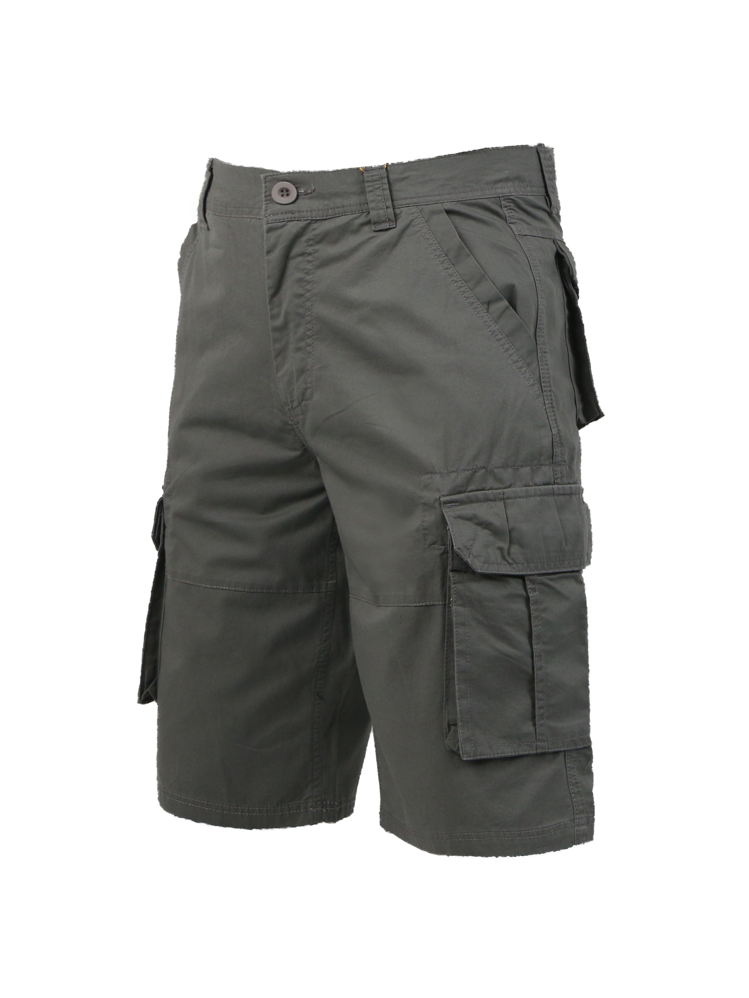 Dickies mannen 42 283-13Mlti Pkt W/Srt kort Loose-fit Multi-pocket Work Short 34W Zilver Grijs