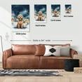 thumbnail image 5 of Hello Winter Goldendoodle Welcome Snowy Night Watercolor Vintage Vertical Matte Canvas Poster Doodle Dog Lover Gifts Idea Wall Art Home Decor - 01011, 5 of 5