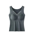 thumbnail image 2 of EaskTriop Women's Seamless Wireless Bra, V Neck Bralette with Molded Cups, Buttery Soft Longline Supportive Everyday T-Shirt Bra, 2 of 6