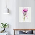 thumbnail image 3 of Nawypu  Scottish Thistle Flower Head Watercolour Scotland Canvas Art Print, 3 of 4