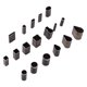 thumbnail image 5 of Molde para perforar cuero perforador para cortar cuero caja de 18 piezas empacada para manualidades ANGGREK Otros, 5 of 8