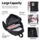 thumbnail image 4 of Easygdp Patriotic Skull Art Mochila para Niños y Niñas con Set de Caja de Almuerzo y Estuche para Lápices 3 en 1, Mochila Escolar Estampada para Adolescentes, 4 of 7