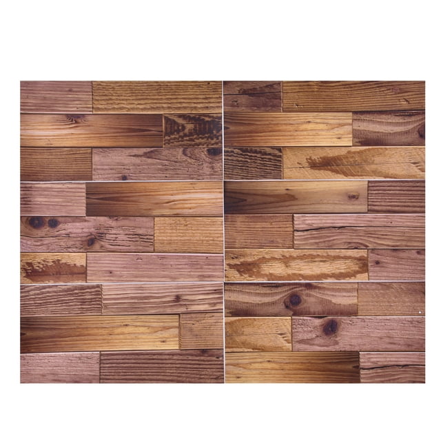 Pegatinas De Pared Pelar Y Pegar Muebles De Grano De Madera, 18 Uds., Pegatina De reacondicionamiento Impermeable Para Cocina