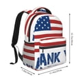 thumbnail image 2 of Balery Thank You Veterans Mochila Escolar Impresa, Mochila Ligera para Viajes Casual, Mochila Duradera y Cómoda Multifuncional, Mochila para Laptop-One Size, 2 of 5