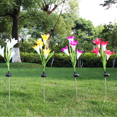 thumbnail image 4 of Luces decorativas florales para jardín solar al aire libre, luces decorativas de paisaje de paso (paquete de 2) MFZFUKR CPB-US-DYP998-2, 4 of 5