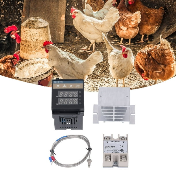 Kit De Controladores De Temperatura PID Kit Impermeable De Alta Precisión REX C100 Controlador De Temperatura Garra 100V-240V