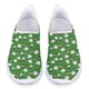 thumbnail image 1 of Zapatillas de deporte informales con estampado de elfo irlandés de dibujos animados para mujer, zapatos planos cómodos de malla sin cordones para el día de San Patricio para primavera y verano, 1 of 5